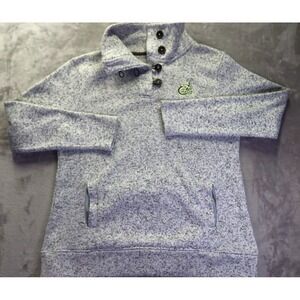 UNCC Charlotte 1/4 Button Sweater Men's Size L University North Carolina 49ers